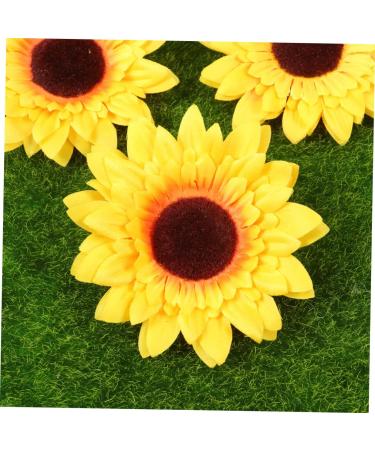 Zerodeko 18 Pcs Sunflower Decor Artificial Sunflower Home D cor Real Looking Fake Sunflower Bling Decor Fake Corn False Flowers Artificial Flower Mini Woven Baskets Craft Set 10cm - Buy Online on GoSupps.com
