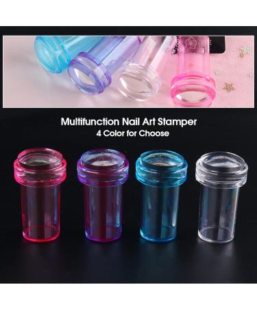 SANWOOD Nail Art Stamper - Portable & Reusable Nail Tool for Perfect Manicure - Transparent Nail Seal for Fingernails - Buy Online on GoSupps.com