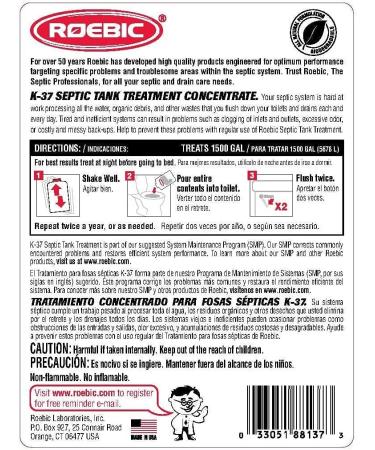 Concentrate Septic Tank Treatment | Eco-Friendly & Effective Solutions for Septic Systems - International Shipping Available - Buy Online on GoSupps.com