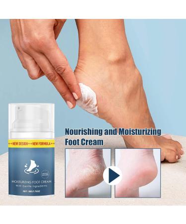 Repair Cream for Cracked Feet | Removes Dead Skin & Moisturizes Feet | Nourishing and Softening for Athletes Seniors Women and Men - Buy Online on GoSupps.com