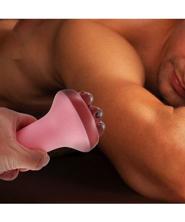Practical Body Massagers - Massage Roller & Stick for Full Body & Face | Ice Roller & Muscle Trigger Tool | Pink - 14.5x7.5x7.5CM | Shop Now - Buy Online on GoSupps.com