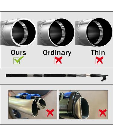 Greeily Boat Hook Pole | Adjustable Ship Hook Pole (4-12 feet) | Rust-Proof & Durable Design | Anti-Scratch | Replaceable Head | Push Pole for Multipurpose Use - Buy Online on GoSupps.com