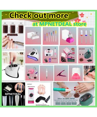 Electric Nail Drill Set for Acrylic and Gel Nails - Manicure Pedicure Kit in Pink - Buy Online on GoSupps.com