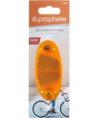 Prophet Spoke Reflectors for Bikes - 4 Orange Cat Eyes for Enhanced Night Visibility & Safety - Buy Online on GoSupps.com
