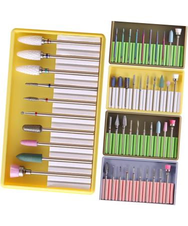 minkissy 1 Set Nail Drill Bits Nail Drill Replacement Bits Efile Nail Drill Cuticle Drill Bits Manicure Pedicure Bit Nail for Beginners Nail Art Supplies Nail Tools Gel Electric - Buy Online on GoSupps.com