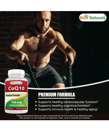 Best Naturals COQ10 100 mg & Vitamin B12 6000 mcg - Buy Online on GoSupps.com