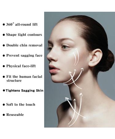 Buy Reusable Silicone Double Chin Strap - V Line Lifting Mask & Chin Reducer for Women & Men | International Shipping Available - Buy Online on GoSupps.com