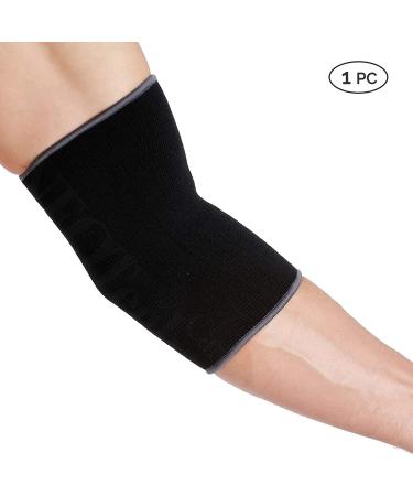 NeoTech Care Elbow Support Sleeve - Size Large Black (Pack of 1) | Comfortable Compression for Pain Relief - Buy Online on GoSupps.com