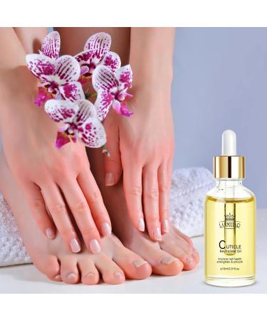 Vitamin Nail Strengthening Cuticle Oil with dropper For Fingernail Or Toenail Nail Strengthener Oil For Damaged And Weak Nails 15ml Orange scent - Buy Online on GoSupps.com