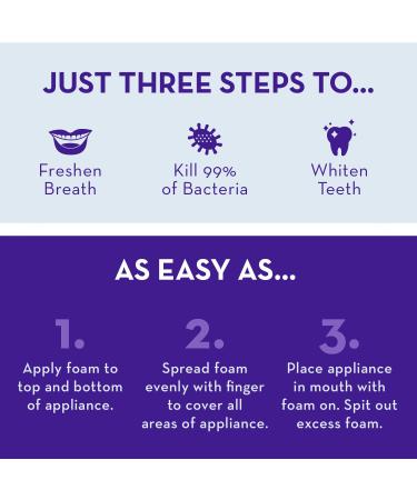 Retainer Brite Cleaning & Whitening Foam - For Fresh Retainers & Whiter Teeth - Buy Online on GoSupps.com
