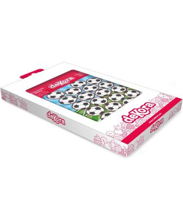 Decora Edible Football Cake Decoration for Kids | Gluten & Sugar-Free 3.4 cm Perfect for Birthday Cakes - Buy Online on GoSupps.com