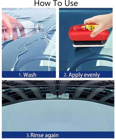 2024 New Glass Cleaner Glass Cleaning Board Universal Glass Cleaning Wipe Board Automotive Oil Film Cleaning Brush With Refill (1) - Buy Online on GoSupps.com