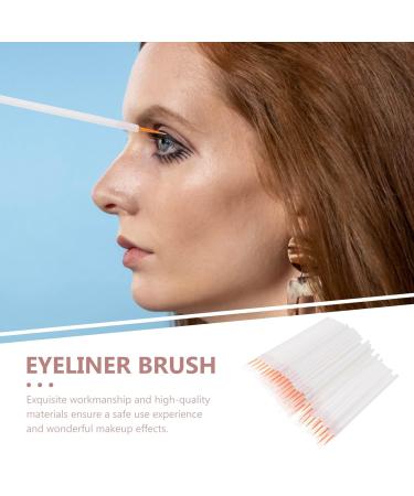 100pcs Disposable Eyeliner Brush - Safe Applicator Eye Makeup Tool | Premium Nylon Cosmetic Brush for Flawless Eye Looks - Buy Online on GoSupps.com