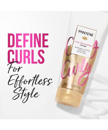 Pantene Pro-V Curl Cream Pack of 3 - Moisturizing Curl Defining Lotion for Wavy/Curly Hair - Anti Frizz Formula with Vitamin B5 - 18 oz Total - Buy Online on GoSupps.com