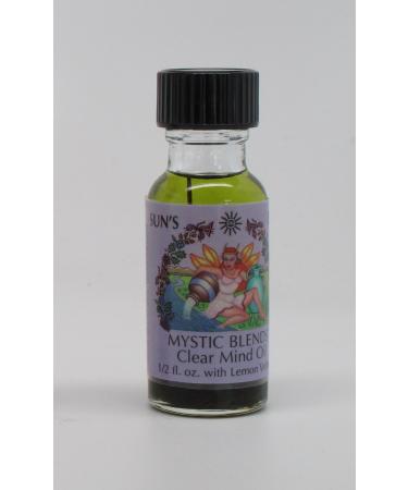 Clear Mind - Sun's Eye Mystic Blends Oils - 1/2 Ounce Bottle