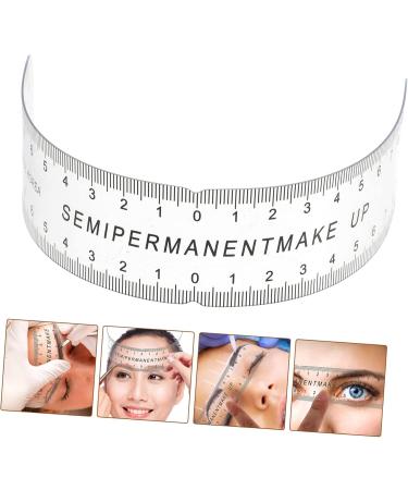 Beavorty 1pc Portable Eyebrow Ruler Eyebrow Stamp Protractor Femme Eye Brow Stencil Kit Flexible Embroidery - Buy Online on GoSupps.com
