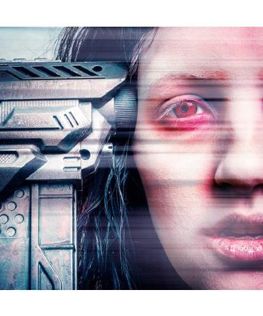 MERALENS Halloween Red Colored Contact Lenses - Devil Volturi Vampire Cosplay - Prescription-Free 2 Pieces for Costume & Carnival - Buy Online on GoSupps.com