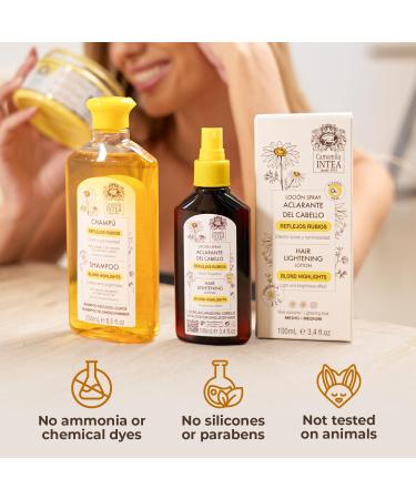 Camomila Intea Natural Blonde Highlights Hair Lightener - Spray with Chamomile Extract - 3.4 Oz - Buy Online on GoSupps.com