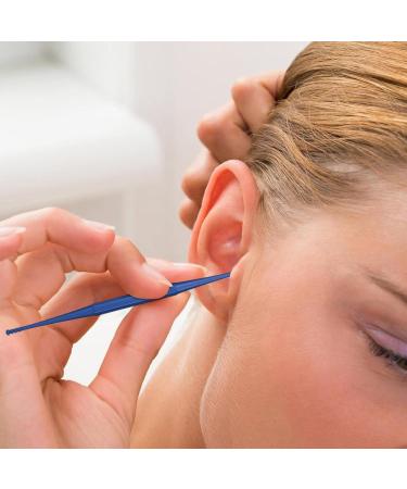 Ear Cleaning Tool Set - Gentle Two-Tips Curette Kit for Kids & Adults - Portable Ear Wax Discharging Supplies - 360 Degree Thorough Cleaning - Blue - Buy Online on GoSupps.com