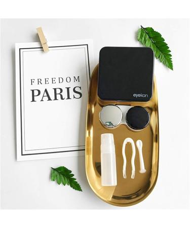 Lentil & Contact Lens Storage Container - Mini Box with Mirror - Colored Options (Gold & Rose Gold) - Ideal for Women - Buy Online on GoSupps.com