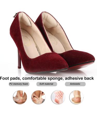 Shop Sibba 8-Piece Heel Handles for Women & Men - Self-Adhesive Shoe Pads for Comfort | Anti-Bubbles Shoe Filler Inserts in Black/Skin Color - Buy Online on GoSupps.com