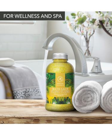 100% Natural Ylang Ylang Bathing Salt 600g | Stress Relief Sleep Aid & Aromatherapy | Spa Quality Relaxation - Buy Online on GoSupps.com