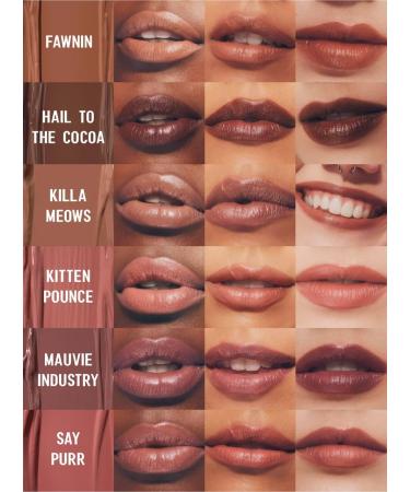 HALF MAGIC Lip Snuggle High Pigment Oil Balm - Say Purr (Nude Pink Taupe) | Shop Now for International Shipping - Buy Online on GoSupps.com