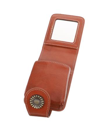 Leather Lipstick Pouch Lipstick Holder for Purse Lipsticks Compact Makeup Bag Mini Purse Mini Makeup Bag Lipstick Purse Lipstick Case Lip Gloss Wallet Polyester Travel 12x7.8cm As Shown 2