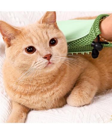 MFEIANQI Pet Grooming Glove Gentle Deshedding Brush Glove Cat Brush Gloves Efficient Pet Hair Remover Mitt-Massage Tool Suitable for Pet Dogs and Pet Cats - Buy Online on GoSupps.com
