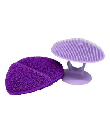 Cala Purple Facial Exfoliator Duo - Gentle Skin Care for Radiant Complexion | International Shipping Available - Buy Online on GoSupps.com