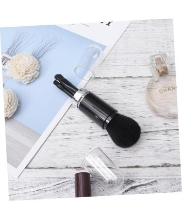 SKISUNO 4 1 Double Ended Makeup Brush Retractable Brush Makeup Retractable Makeup Brush Telescopic Set Size 1 Black - Buy Online on GoSupps.com