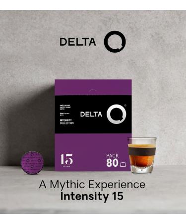 Delta Q Capsules de Caf MythiQ Intensit 15 Pack 80 Compatibles avec les Machines Delta Q Espresso Intense aux Notes de Cacao Chocolat et Noix Grill es Cacao chocolat noisettes grill es nuances de framboise 80 unit (Lot de 1) - Buy Online on GoSupps.com