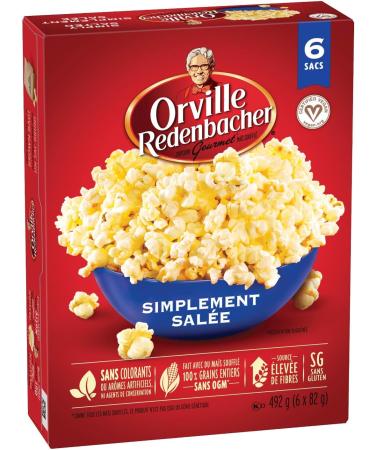 Orville Redenbacher's Popcorn Simply Salted 6 Count (Pack of 6) Simply Salted 13.67 g (Pack of 36) - Buy Online on GoSupps.com