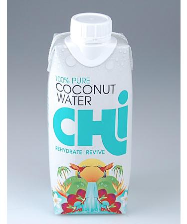 Chi 100% Pure Coconut Water (330ml x 12) - Buy Online on GoSupps.com