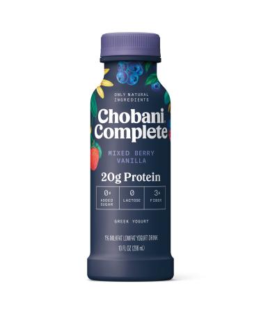Chobani Complete Greek Yogurt Drink Mixed Berry Vanilla 10 fl oz