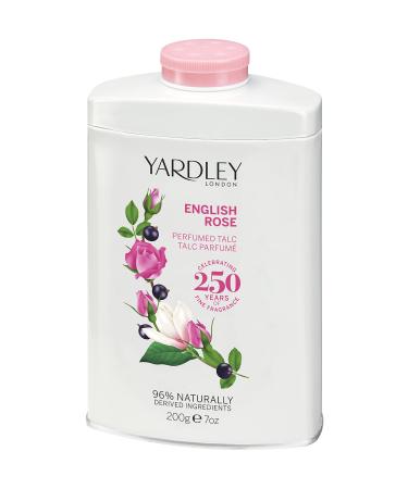 Yardley of London English Rose 7.0 oz Perfumed Talc clean (Y6320018-6)