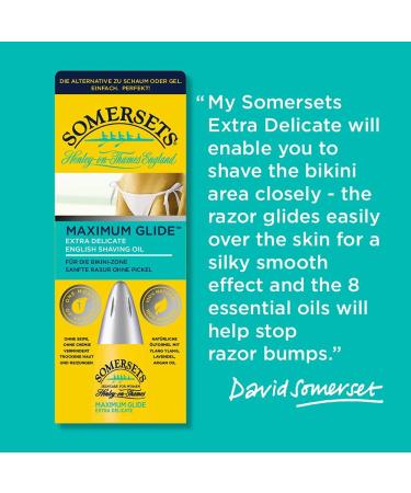 Somersets Women's Extra Delicate Bikini Line Shaving Oil - 15ml | Smooth & Nourishing Care - Buy Online on GoSupps.com