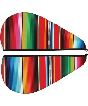 Mexican Serape Blanket Hair Towel | Microfiber Soft & Super Absorbent Wrap for Women - Quick Dry Coral Velvet for Long Curly & Thick Hair - Buy Online on GoSupps.com