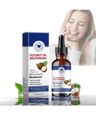 Generisch Coconut Oil Oral Rinse Coconut Oil Mouthwash Coconut Oil Oral Rinse with Fresh Oil Natural Teeth Whitening Mouthwash Breath