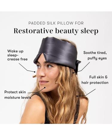 Drowsy Silk Sleeping Mask - Luxurious Padded Silk Cocoon for Complete Darkness | Moonlight Shadow | International Shipping - Buy Online on GoSupps.com