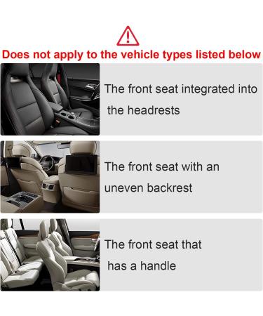 Buy Aiqinu Waterproof Car Backrest Protection & Organizer - 2 Pack Black Oxford Cloth Seat Organizer for Kids | Ample Storage Space & Easy Care - Buy Online on GoSupps.com