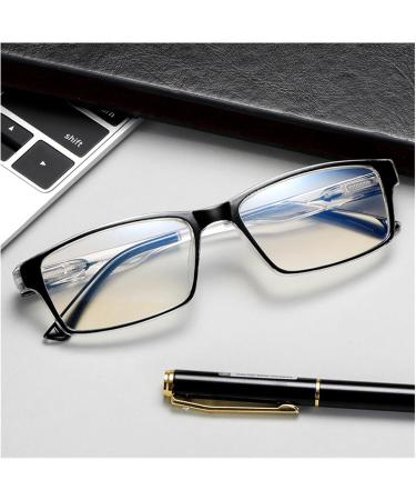 Shop IYNWBJTS KY2823 Anti Blue Light Reading Glasses for Men & Women - Farsighted 4.00 Black Transparent | International Shipping - Buy Online on GoSupps.com