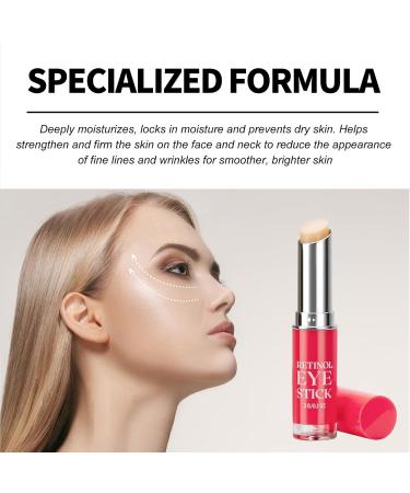 KOAHDE Retinol Eye Stick for Dark Circles Retinol Eye Anti Wrinkles Cream Eye Smoothens Wrinkles Stick Reduces Fine Lines and Dark Circles Anti Wrinkle Eye Cream for Puffy Eyes Under Eye Cream 1PC - Buy Online on GoSupps.com