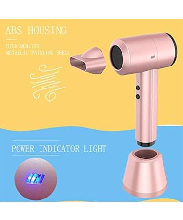 Portable Cordless Hair Dryer Hand-held Wireless Hair Dryer Rechargeable Blow Dryer for Blowing Hair Painting Drying Gold - Buy Online on GoSupps.com