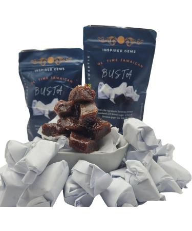Ol' Time Jamaican Busta-2PK-Coconut Ginger Molasses Candy 2.7oz-Jamaican Snack- Jumbo Pieces Jamaican Busta - Buy Online on GoSupps.com