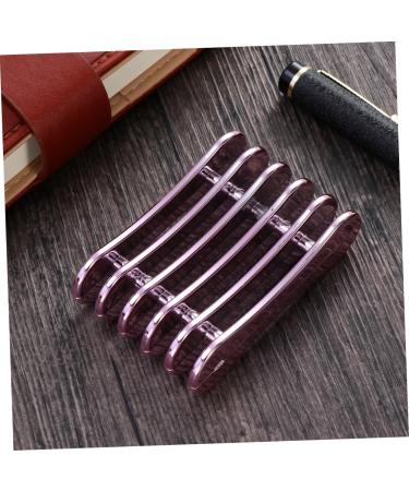 minkissy 5 Eyebrow Pen Display Stand Nail Brush Display Stand Uv Glue Pen Holder Painting Pen Holder Nail Pen Stand Nail Display Stand Holder for Nail Brush Makeup Brush Purple Vertical - Buy Online on GoSupps.com