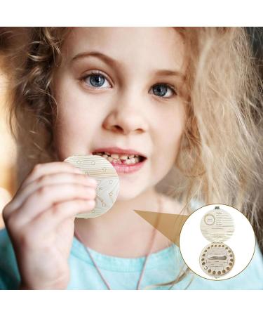 Naoketent Tooth Box for Kids - Personalized Milk Teeth Storage | Perfect Gift for Girls | Premium Wooden Tooth Cup - Buy Online on GoSupps.com