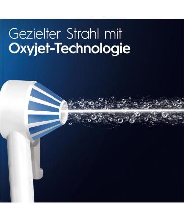 Buy Oral-B AquaCare 4 Cable Oral Shower - Gentle Interdental Cleaner with OxyJet Technology | 2 Modes for Healthy Gums | International Shipping Available - Buy Online on GoSupps.com