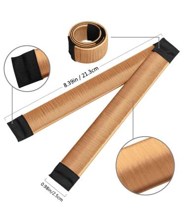 Shop Pieces Hair Bun Maker - DIY French Twist Hairstyle for Women & Girls | Brown & Blonde | International Shipping Available - Buy Online on GoSupps.com