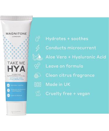 MAGNITONE Take Me Hya - Hydrating Superconductive Gel with Aloe Vera + Hyaluronic Acid for LiftOff Microcurrent Facial Toning Device - Hydrates & Soothes Cruelty Free & Vegan (Pack of 3) 150 ml (Pack of 3) - Buy Online on GoSupps.com